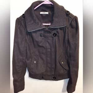 Papaya brown dress coat